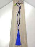 Mala Style Lapis Lazuli With Tassel 29.5" Necklace - Ameli Jewellery Studio