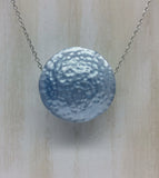 Solo Bubble Necklace in Metallic Effect Baby Blue - Ameli Jewellery Studio
