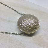 Solo Bubble Necklace in Metallic Effect Cappucino Gold - Ameli Jewellery Studio