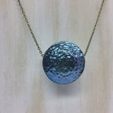 Solo Bubble Necklace in Metallic Effect Peacock Bronze - Ameli Jewellery Studio
