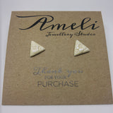 Katie Studs - Triangles - Ameli Jewellery Studio