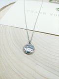 Soccer Ball Stainless Steel Charm and 18" Chain Necklace (Free Shipping) - Ameli Jewellery Studio