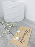 Toilet Paper Dangle Pull Through Chain, Toilet Roll, Gag Gift, Tissue, Novelty Threader Earrings - Ameli Jewellery Studio