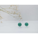 Gemstone Round Earring Studs - Multiple Crystals available, [Product_type] - Ameli Jewellery Studio