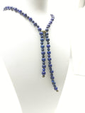 Lapis Lazuli Lariat Necklace - Ameli Jewellery Studio