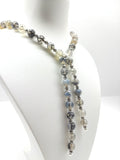 Dragon Vein Agate Lariat Necklace - Ameli Jewellery Studio