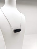 Bijou Bar Black Agate Long Necklace - Ameli Jewellery Studio