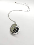 Tree of Life (Leaf)- Aromatherapy Locket Diffuser Long Necklace - Ameli Jewellery Studio