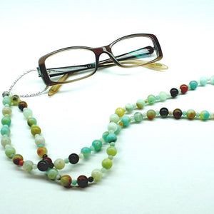 Amazonite Eyeglass Harmony Necklace - Ameli Jewellery Studio