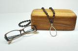 Garnet and Jasper Eyeglass Energy Necklace - Ameli Jewellery Studio